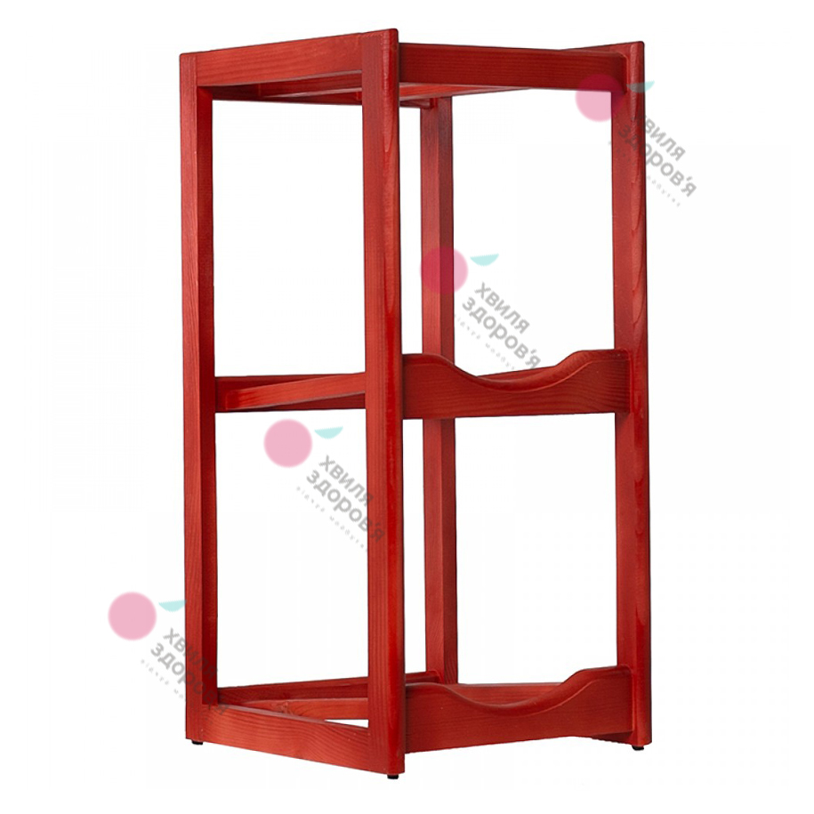 ПІДСТАВКА ДЕРЕВ’ЯНА WS – 2 (ПІД 2 БУТЛІ, ВИШНЯ)