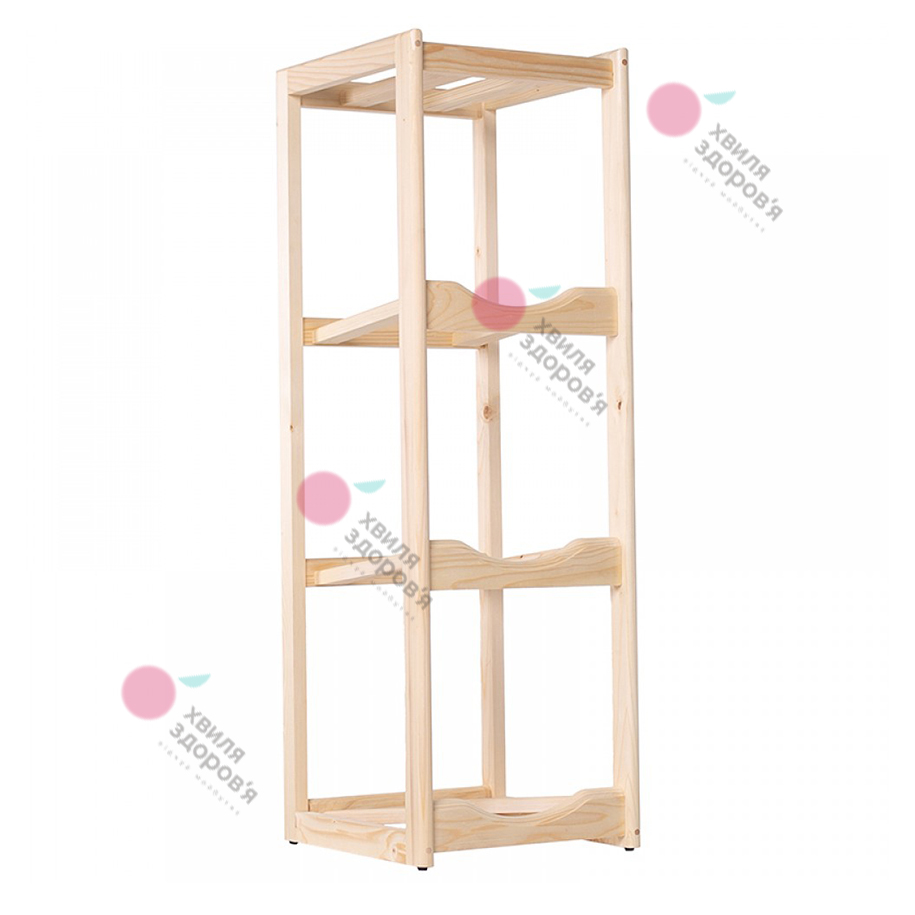 ПІДСТАВКА ДЕРЕВ’ЯНА WS – 3 (ПІД 3 БУТЛІ, БУК)