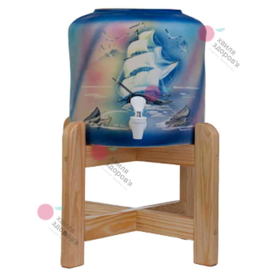 ДИСПЕНСЕР КЕРАМІЧНИЙ «ПАРУС СИНІЙ»