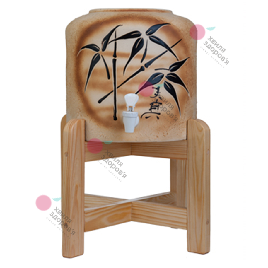 ДИСПЕНСЕР КЕРАМІЧНИЙ «БАМБУК КОРИЧНЕВИЙ»