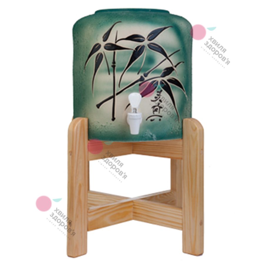 ДИСПЕНСЕР КЕРАМІЧНИЙ «БАМБУК ЗЕЛЕНИЙ»