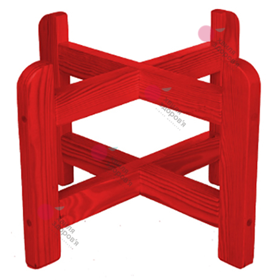 ПІДСТАВКА ДЕРЕВ`ЯНА WSD – 1 ХРЕСТОПОДІБНА (ПІД ДИСПЕНСЕР, ВИШНЯ)