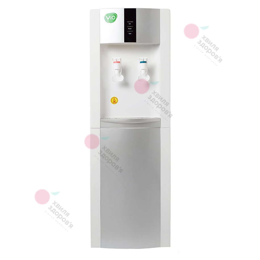 КУЛЕР ДЛЯ ВОДИ ПІДЛОГОВИЙ VIO Х172 – FСF (БІЛИЙ, З КОМПРЕСОРНИМ ОХОЛОДЖЕННЯМ І ХОЛОДИЛЬНИКОМ)