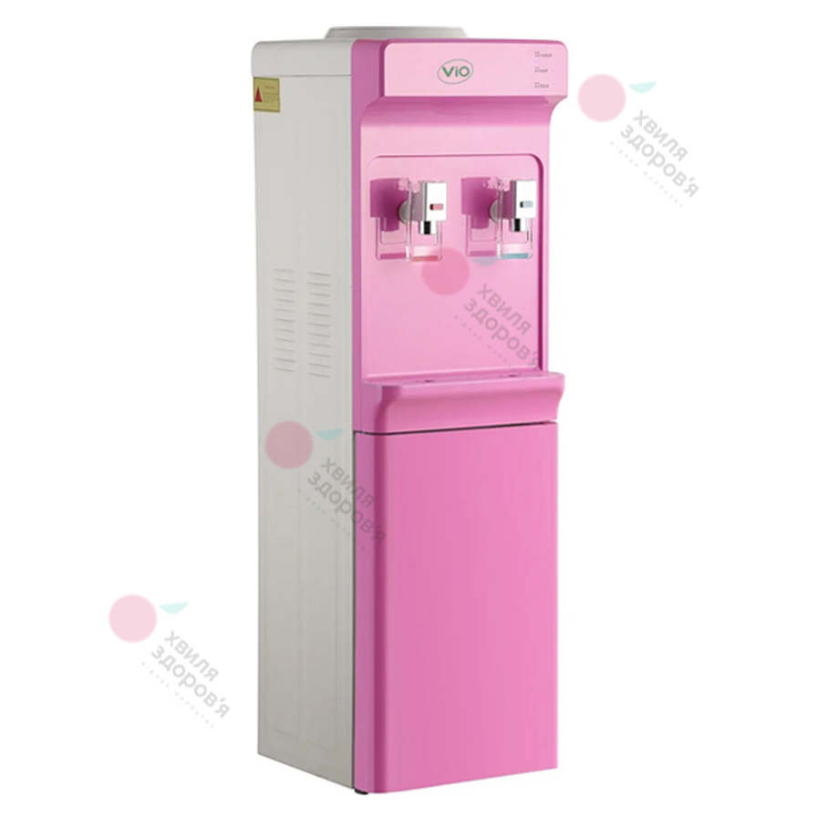 КУЛЕР ДЛЯ ВОДИ ПІДЛОГОВИЙ VIO Х83 – FCC (РОЖЕВИЙ, З КОМПРЕСОРНИМ ОХОЛОДЖЕННЯМ)