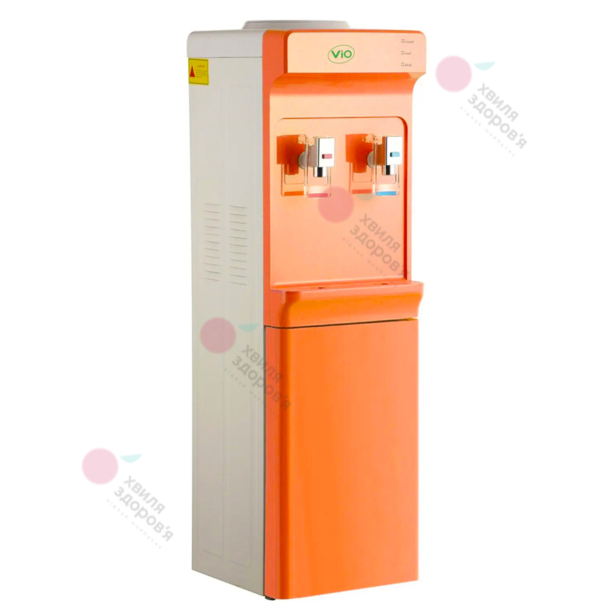 КУЛЕР ДЛЯ ВОДИ ПІДЛОГОВИЙ VIO Х83 – FCC (ПОМАРАНЧЕВИЙ, З КОМПРЕСОРНИМ ОХОЛОДЖЕННЯМ)