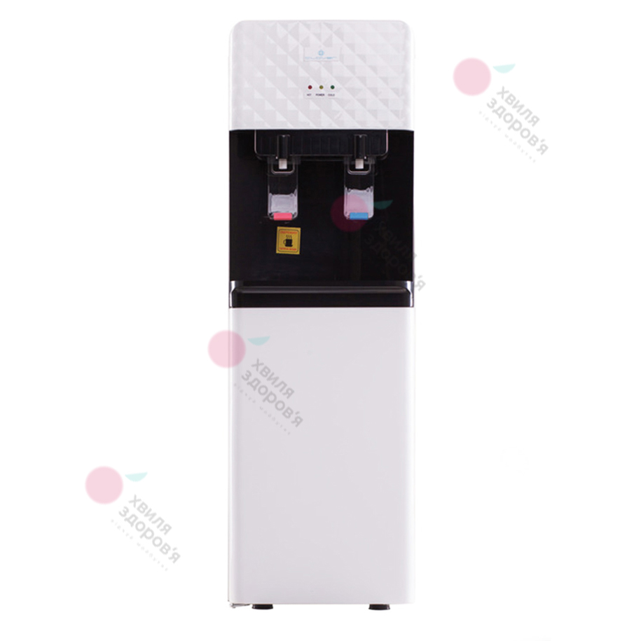 КУЛЕР ДЛЯ ВОДИ ПІДЛОГОВИЙ CLOVER LB – LWB 0.5 – 5Х88 (БІЛИЙ, ЕЛЕКТРОННИЙ, З ШАФКОЮ)