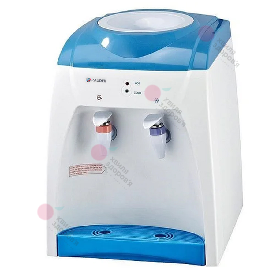 КУЛЕР ДЛЯ ВОДИ НАСТІЛЬНИЙ RAUDER LB – T1 (БІЛИЙ, З ФУНКЦІЄЮ ЕЛЕКТРОННОГО ОХОЛОДЖЕННЯ)